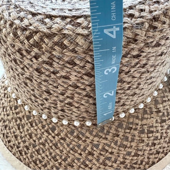 NEW!!! Nordstrom Rack hat with pearls - Picture 4 of 5